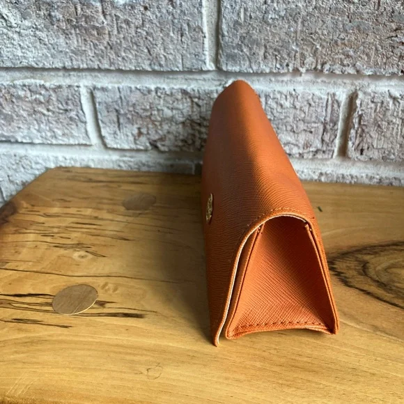 Tory Burch Orange Sunglasses Case - Picture 3 of 6